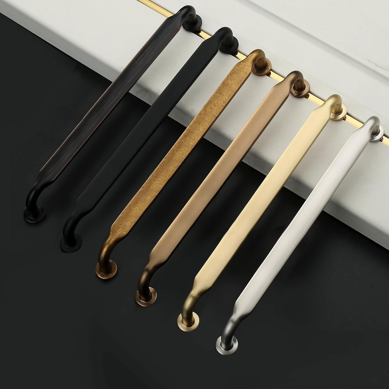 Asidrama champagne bronze finish complements various decors and tones