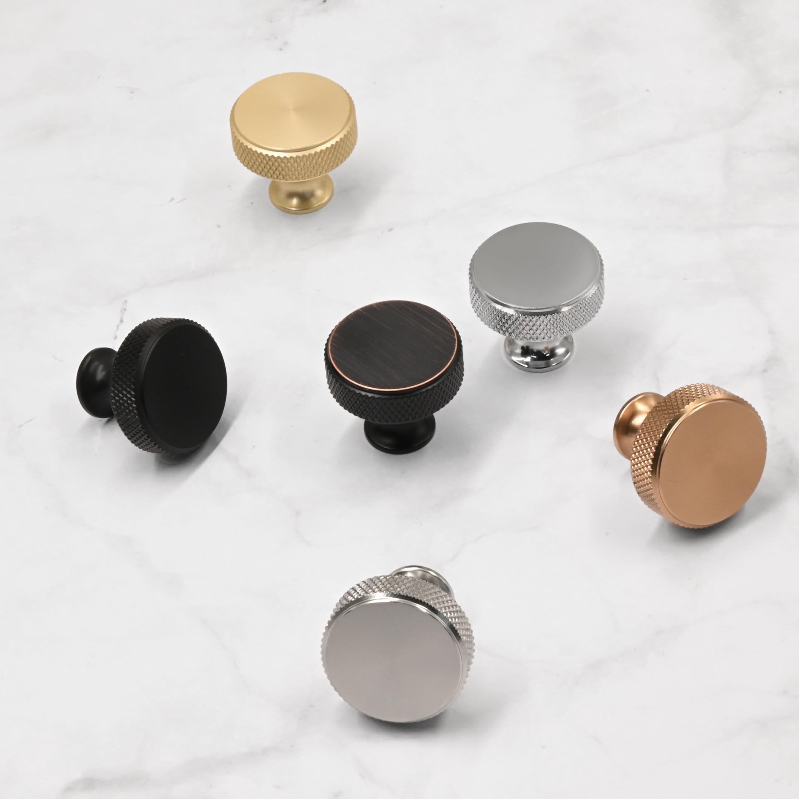 Asidrama champagne bronze knurled wardrobe knob upgrades closet storage with durable hardware