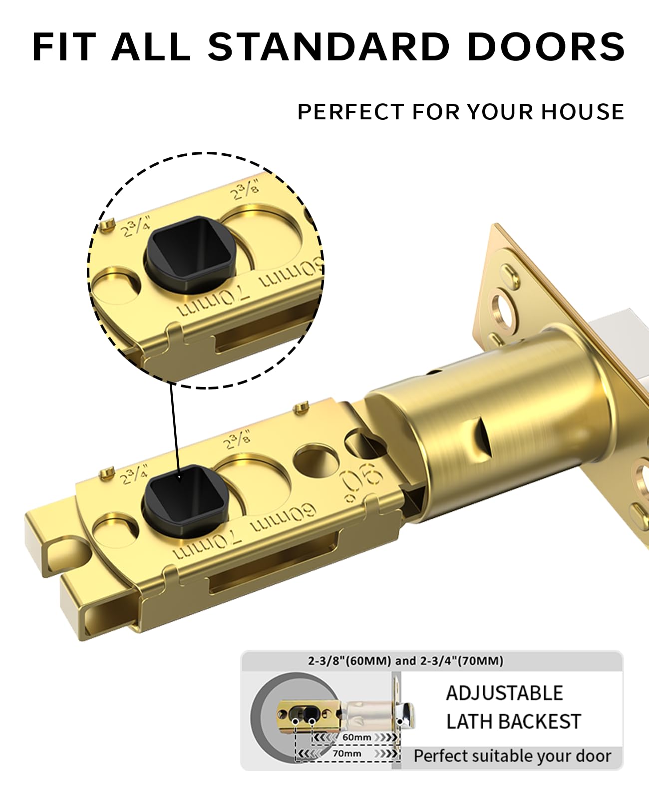 Asidrama reversible lever design for left- or right-handed doors.