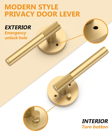 Asidrama interior door knob and lever with sleek modern style.