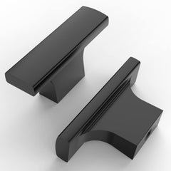 Asidrama matte black kitchen knob closeup shows rugged zinc alloy durability for daily use.