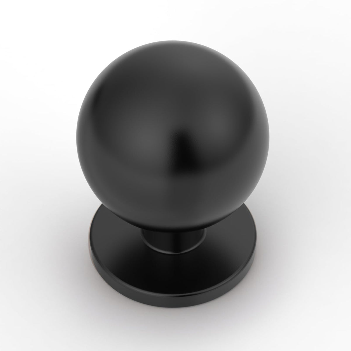 Asidrama matte black kitchen knob close-up with durable finish
