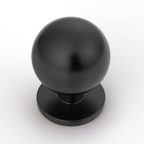 Asidrama matte black kitchen knob close-up with durable finish