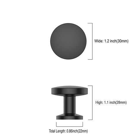 Asidrama matte black knob packaging highlights careful protection against scratches