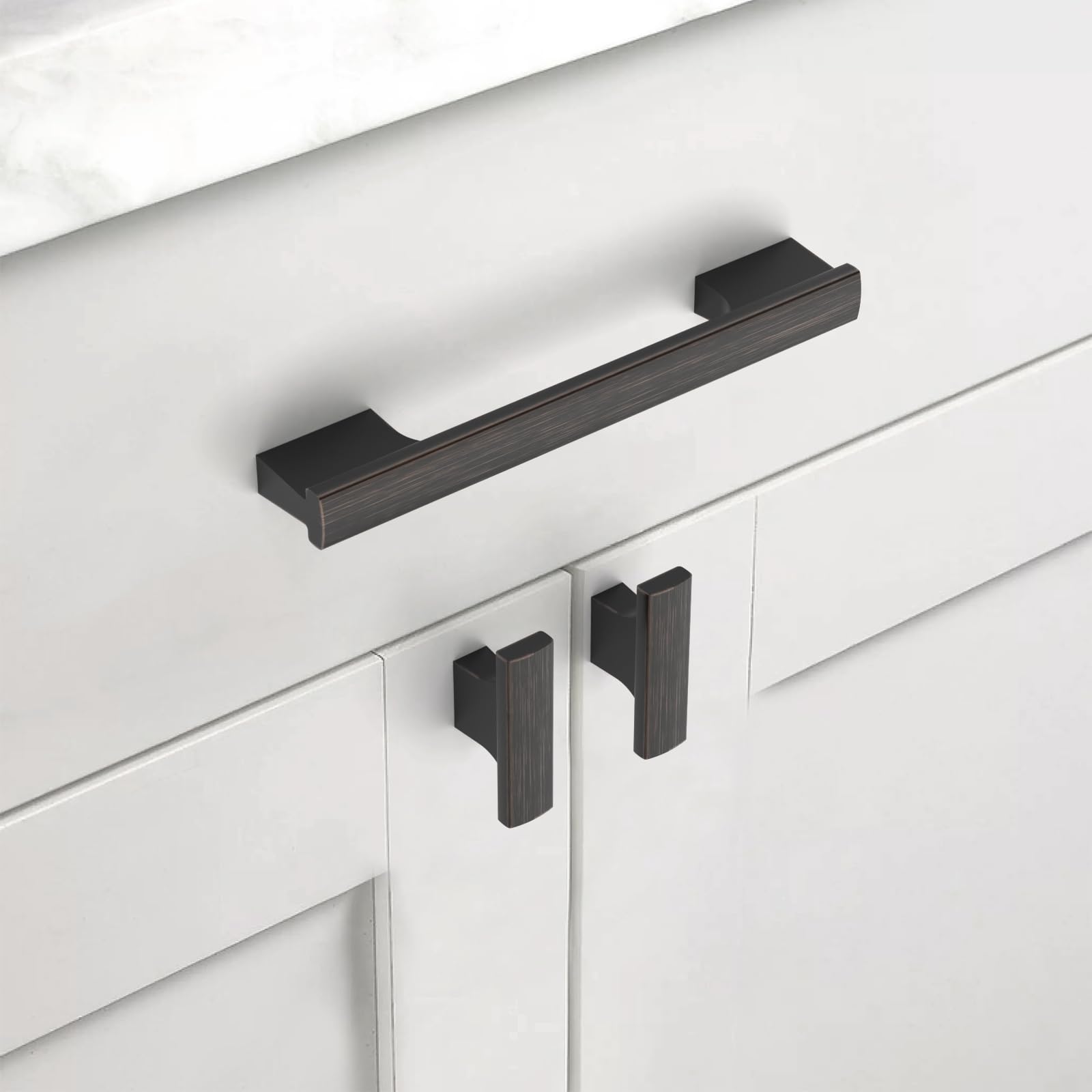 Asidrama oil rubbed bronze knob close-up shows textured finish and durable zinc alloy