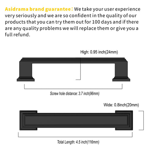 Asidrama secure packaging protects pulls from bumps during transit.