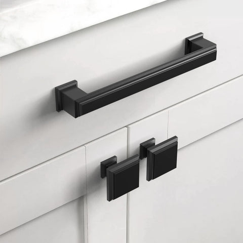 Asidrama square drawer knobs for modern grip and style