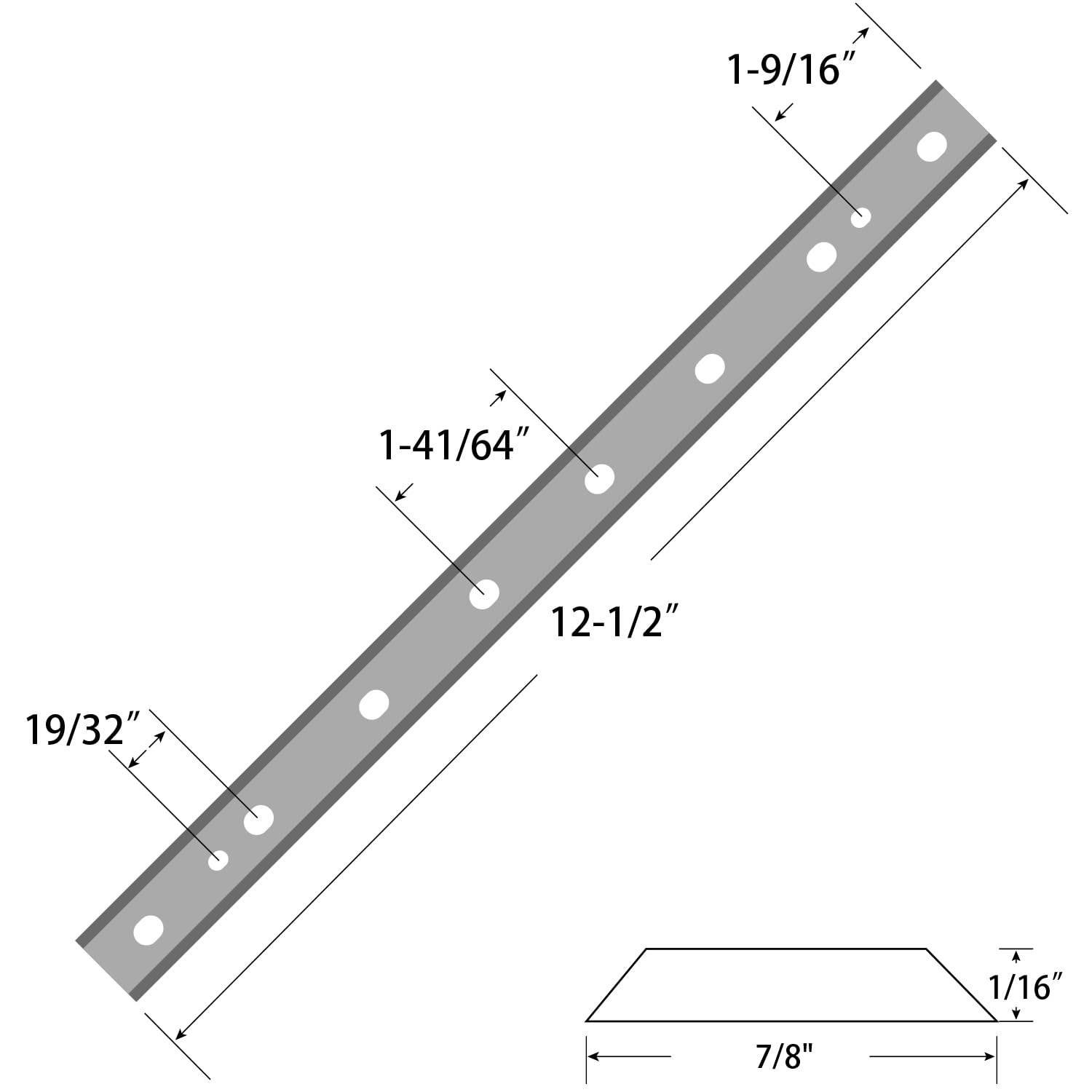 Asieg Tool HSS double edged blade close-up for durable, long lasting performance