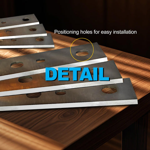 Asieg Tool planer blade alignment holes ensuring fast, accurate changes