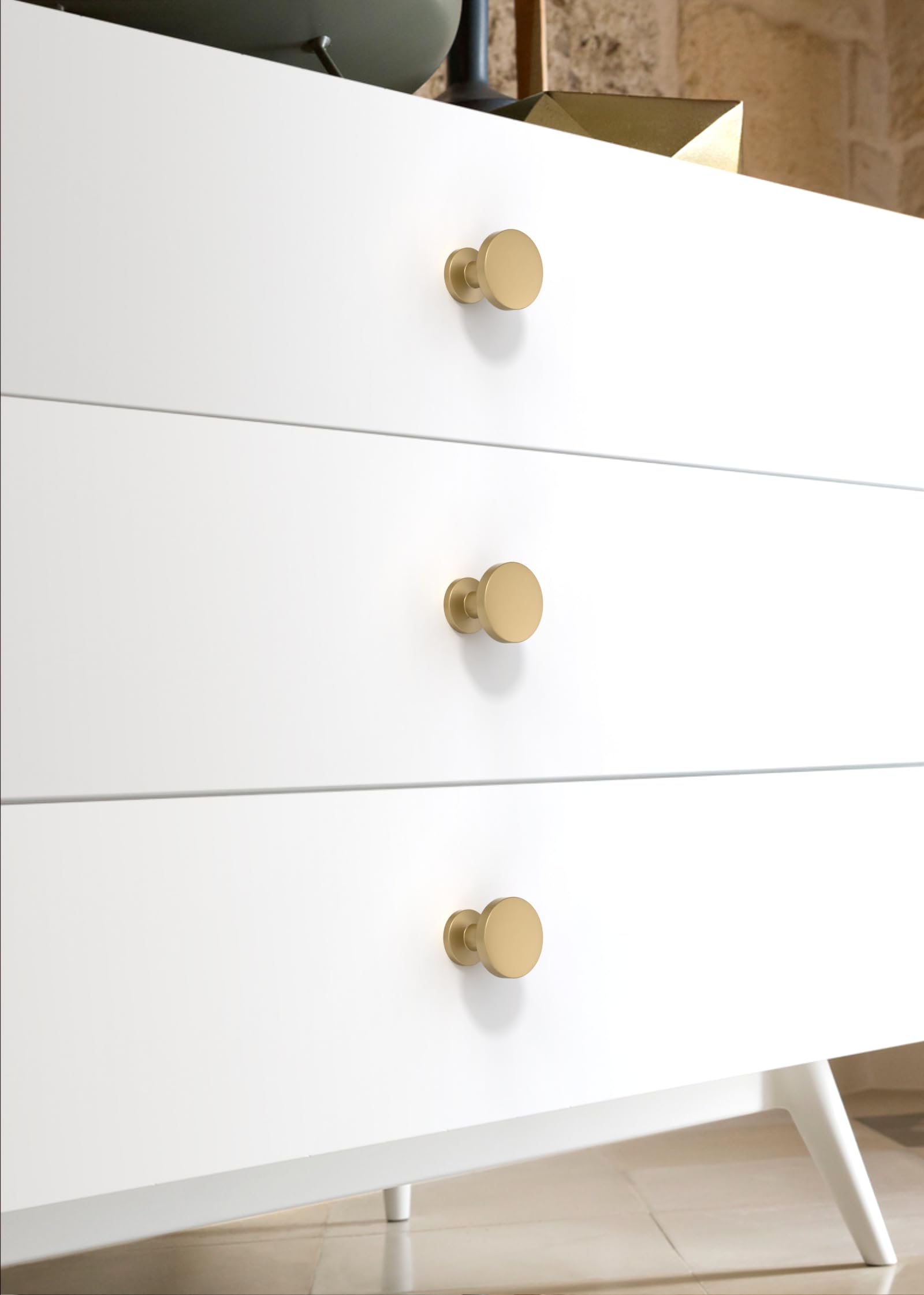 Asimerdeco champagne bronze knob drawer install eases updates to kitchens and dressers.