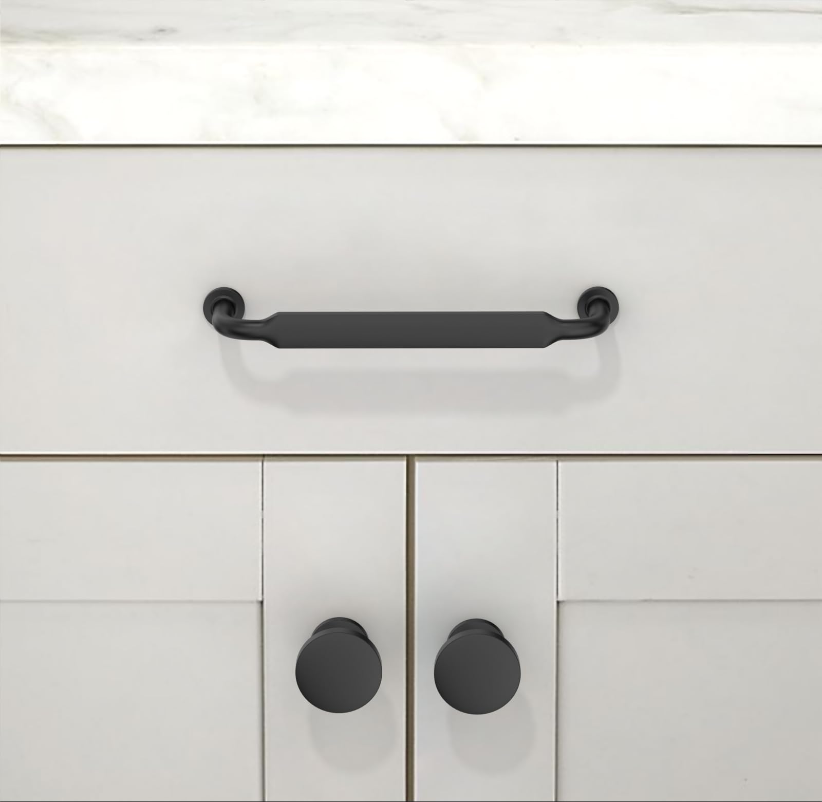 Asimerdeco kitchen knob round 30mm enhances cabinet fronts with durable finish