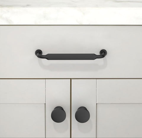 Asimerdeco kitchen knob round 30mm enhances cabinet fronts with durable finish