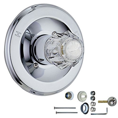Askoll Delta 600 renovation kit in chrome refreshes tub and shower fixtures