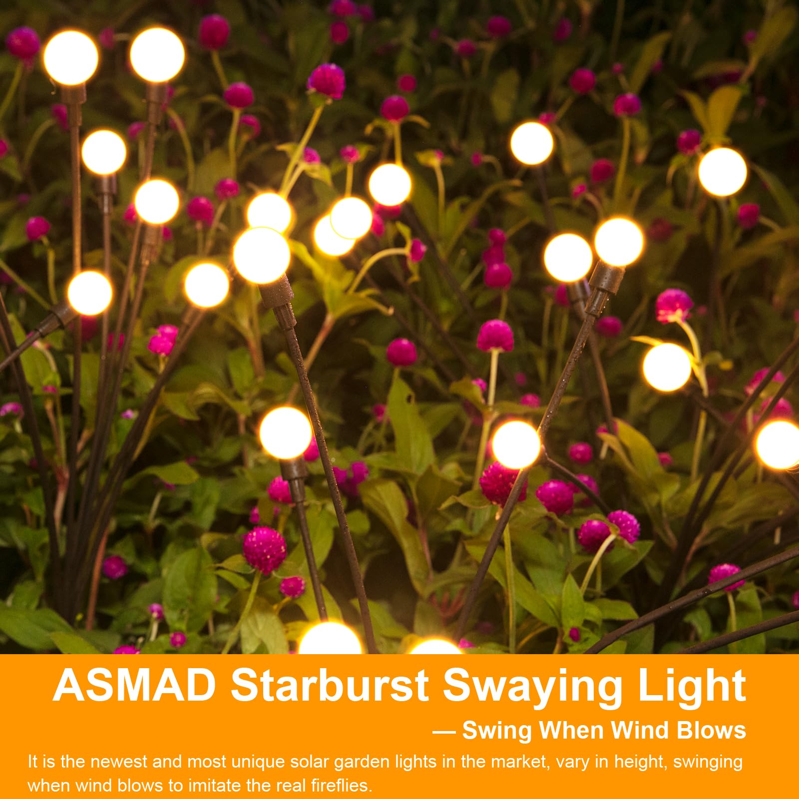 ASMAD big-bulb firefly lights elevate patio and yard decor