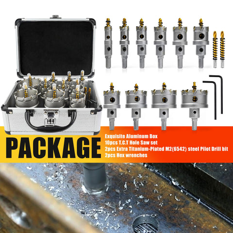 ASNOMY kit includes two extra pilot bits and hex wrenches