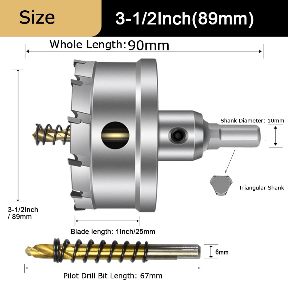 ASNOMY hole saw cuts through hard metals with precision
