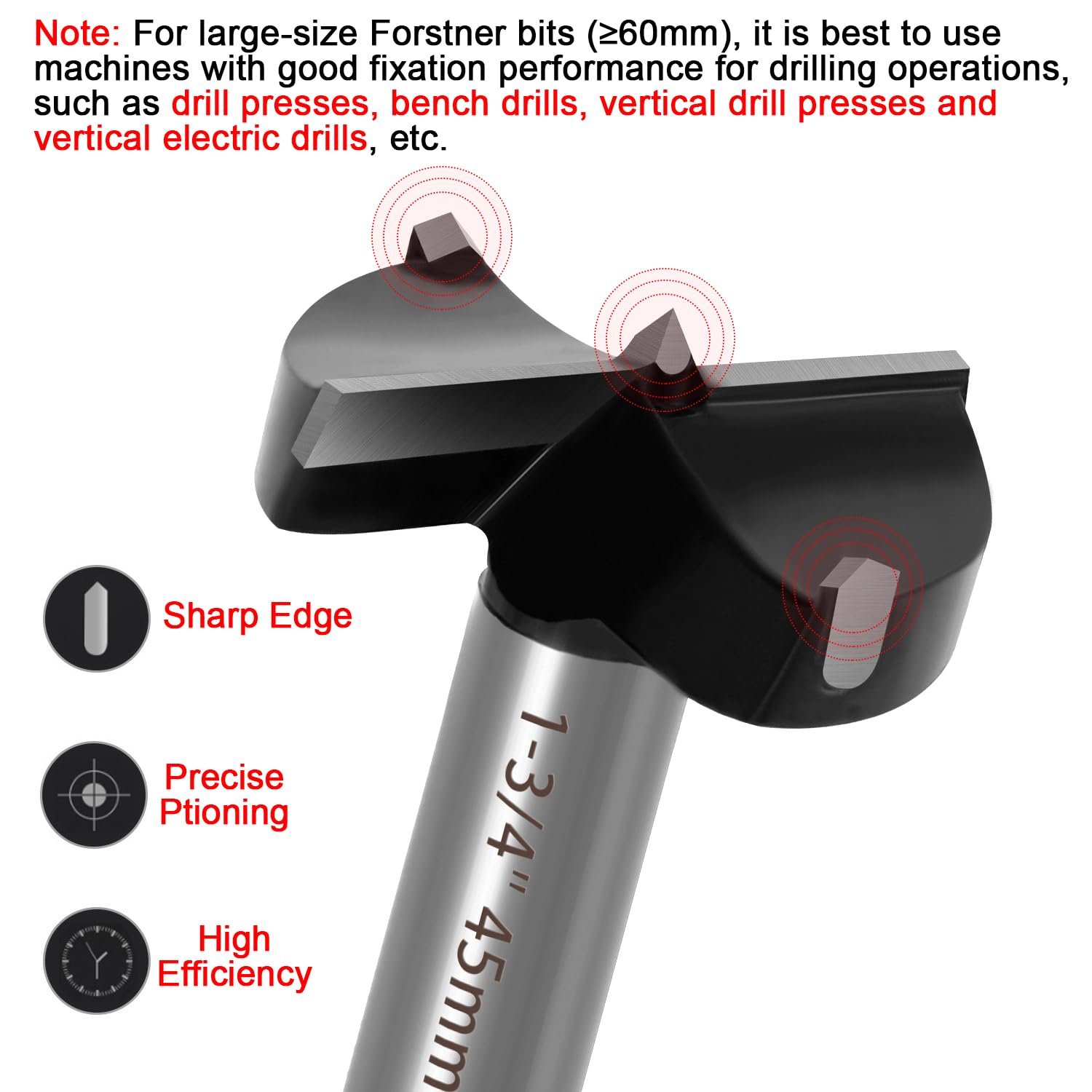 ASNOMY hardened steel body provides durability for long-term use
