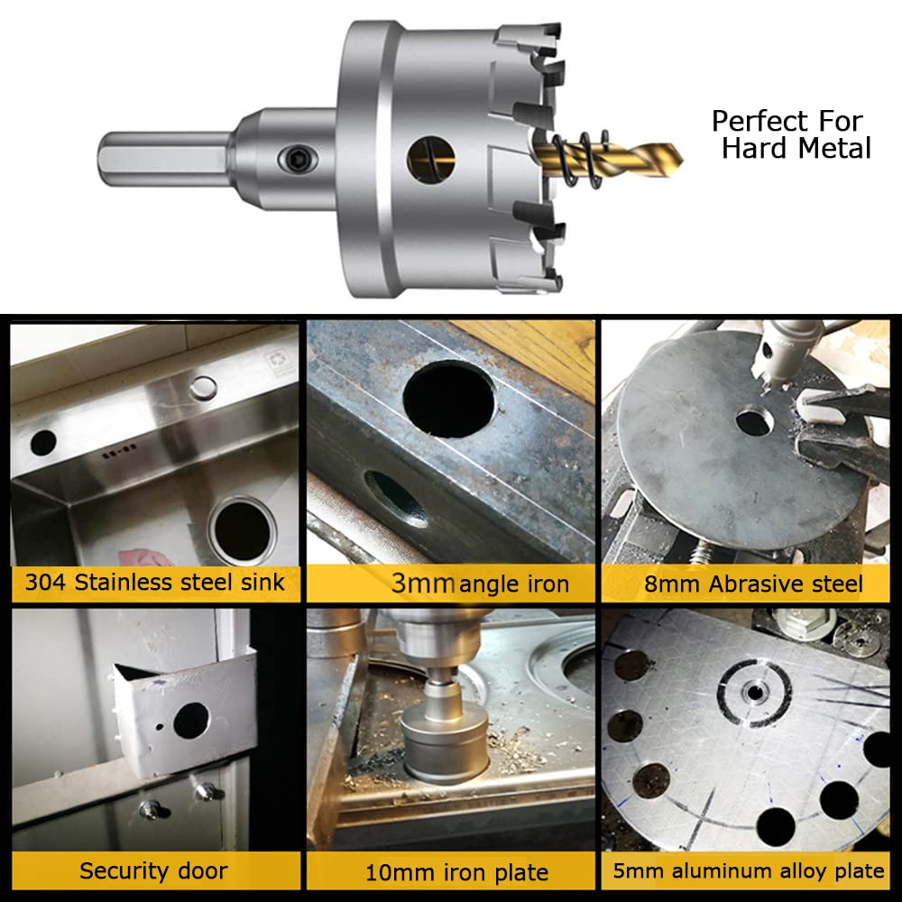 ASNOMY precision cutting tool enables clean holes in tough materials.