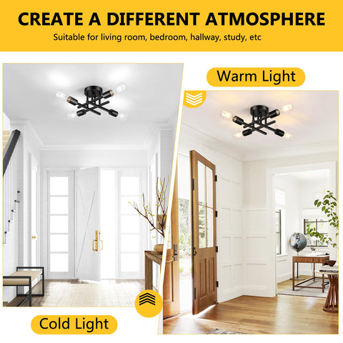 Asnxcju hallway fixture matte-black finish close-up showcases premium metal quality.