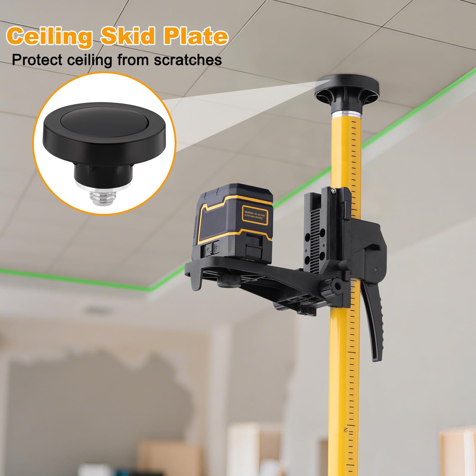 ASOBRIS laser level pole universal adapters for lasers and cameras