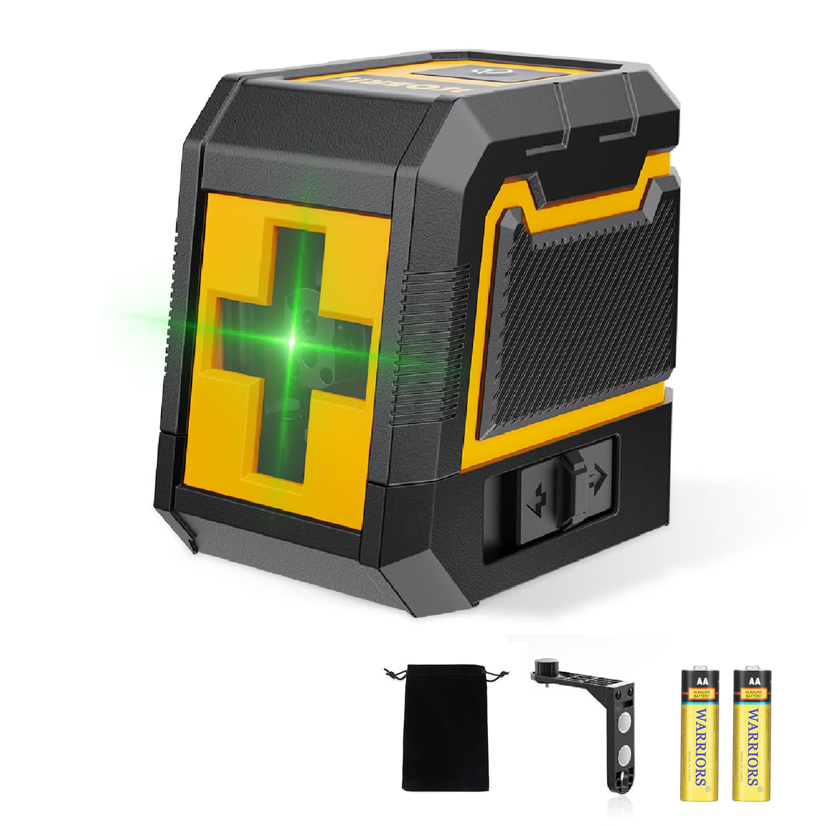 ASOBRIS Laser-Level X6-B2 green cross line for precise indoors and outdoors