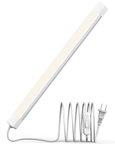 ASOKO 16-inch under cabinet light; bright 4500K daylight white for kitchen counter visibility.