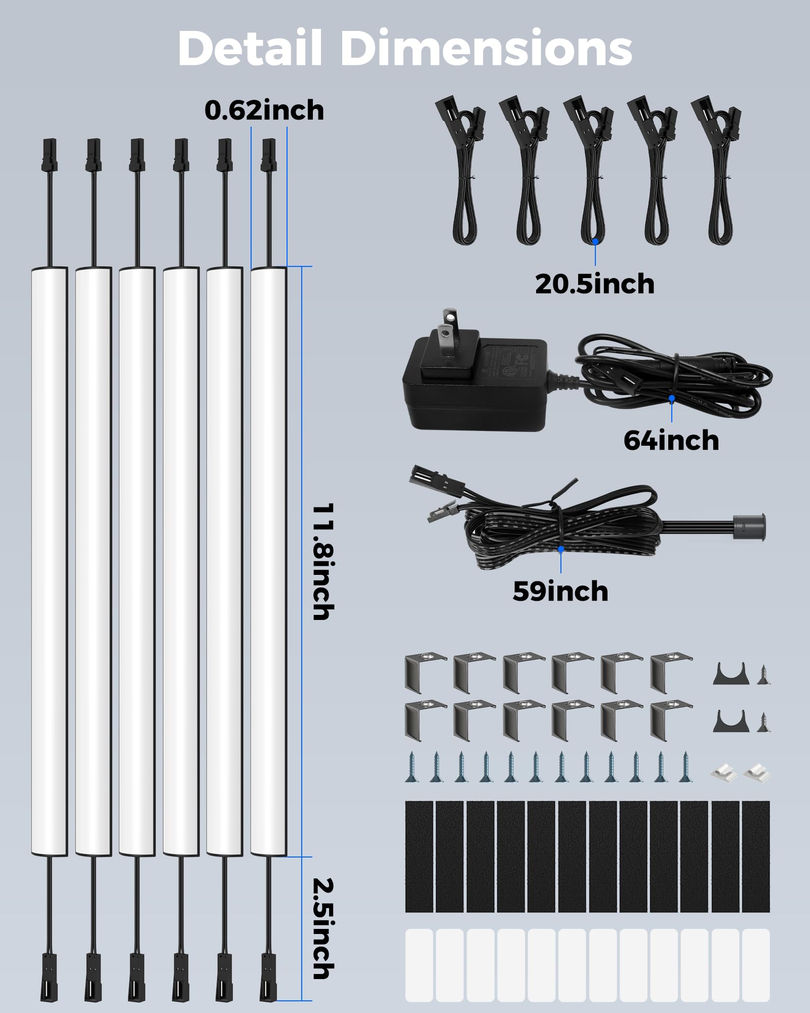 ASOKO 24V 1A power adapter powers the full kit reliably.