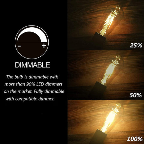 ASOKO 6-pack dimmable bulbs offer flexible lighting for living spaces.