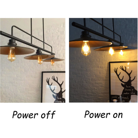 ASOKO ST64 Edison bulb with E26 base fits retro lighting fixtures.