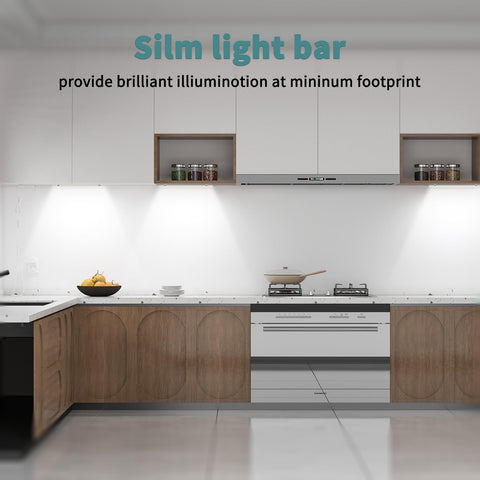 ASOKO UNO-LK three-pack lights arranged on a kitchen shelf