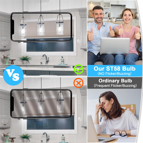 ASOMST energy-saving LED Edison bulb reduces power usage