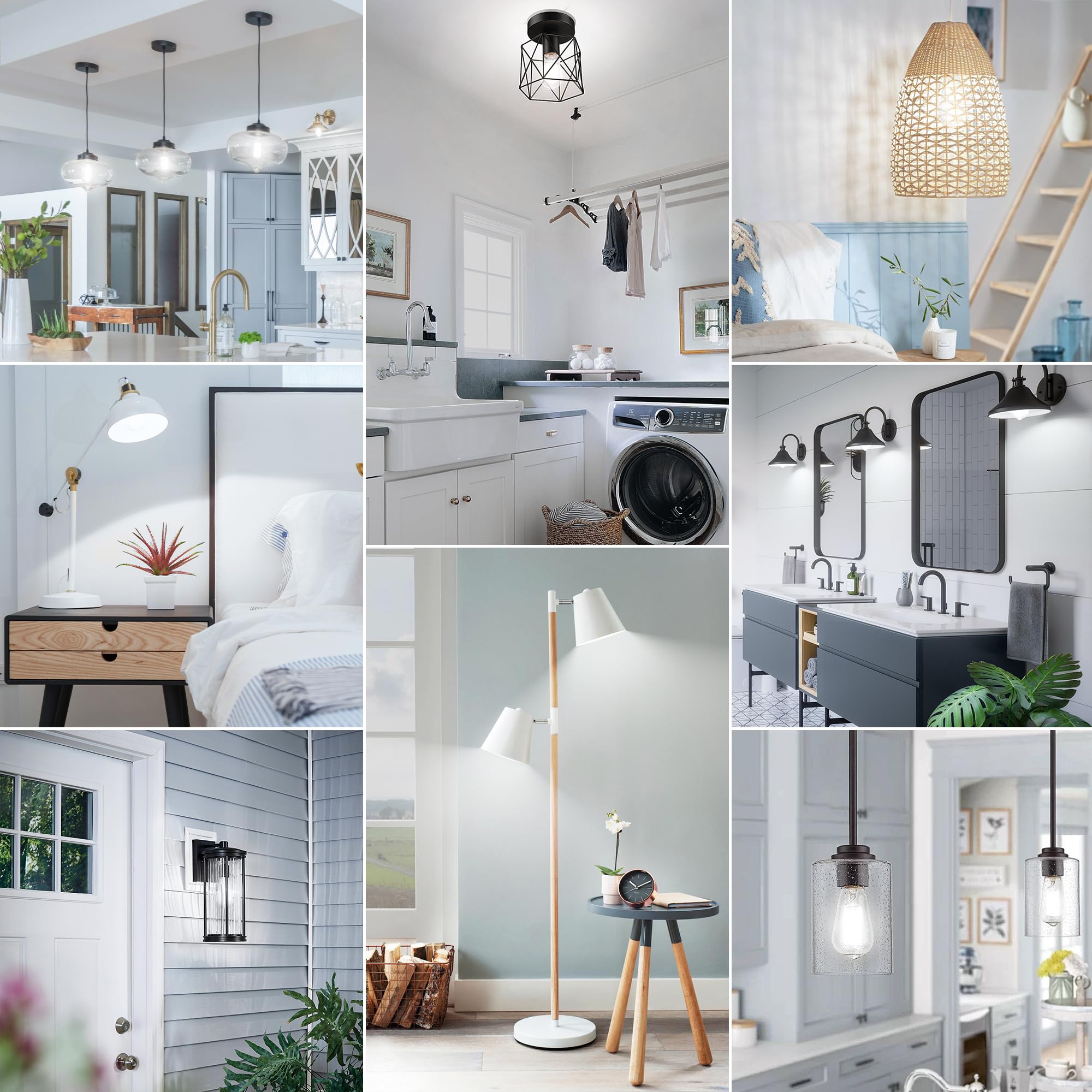ASOMST vintage kitchen lighting complements chandeliers and sconces