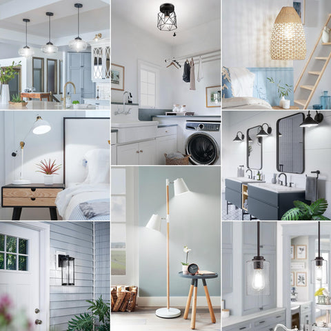 ASOMST vintage kitchen lighting complements chandeliers and sconces