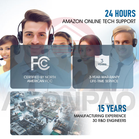 ASSONPAO 10-year warranty provides peace of mind.