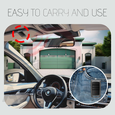 ASONPAO 164-foot control range for convenient access from driveway