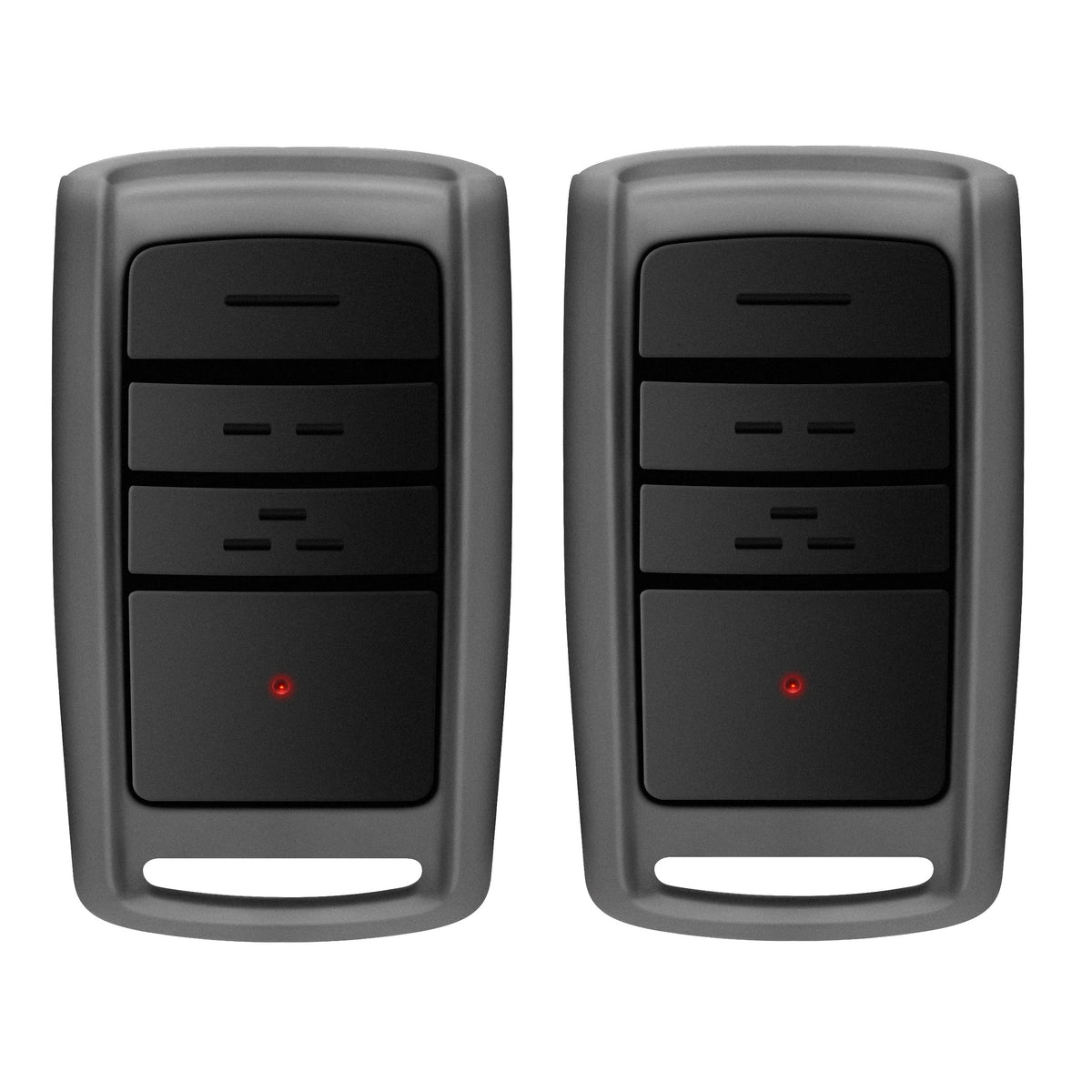 ASONPAO 2X O3T-BX/O3T-A remote front view for seamless garage access.