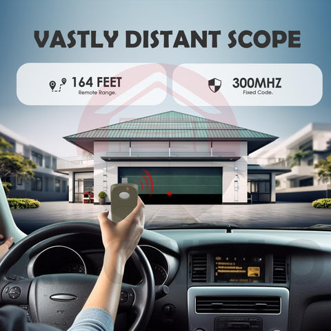 ASONPAO 3089 Multicode remote demonstrates 164 ft range