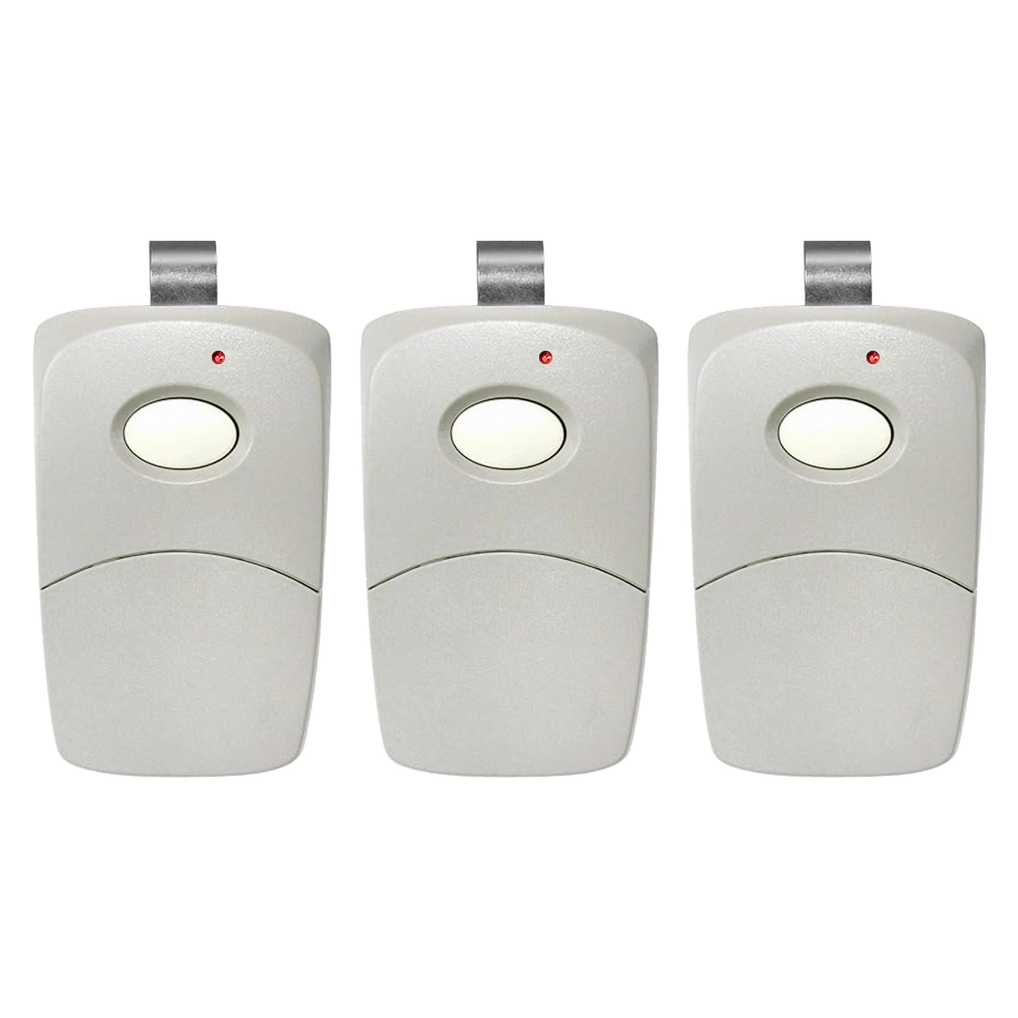 ASONPAO 3X Multi-Code remote close-up, highlighting compatibility and easy car visor mounting