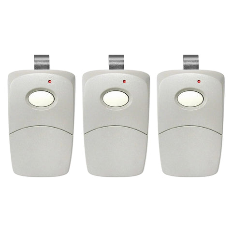 ASONPAO 3X Multi-Code remote close-up, highlighting compatibility and easy car visor mounting