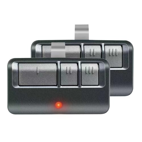 ASONPAO Chamberlain 953ESTD remote—front view, compact design for quick garage access.
