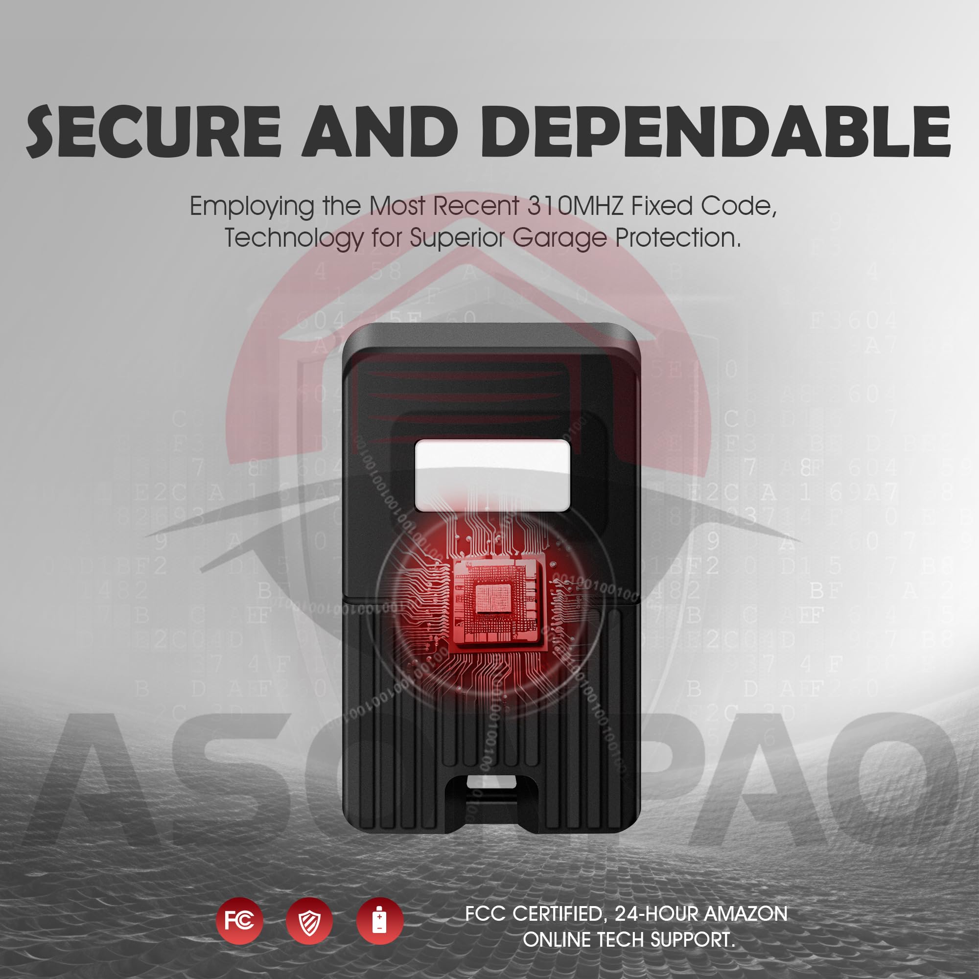 ASONPAO Delta 3 battery compartment with 12V 23A alkaline battery