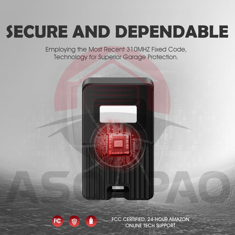 ASONPAO Delta 3 battery compartment with 12V 23A alkaline battery