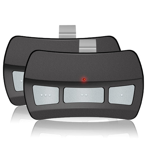 ASONPAO Genie remote front view with universal compatibility for 1997–present openers.