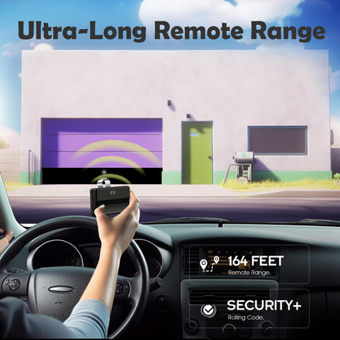 ASONPAO LiftMaster 371LM remote battery detail, long-lasting 240mAh cell