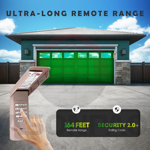 ASONPAO LiftMaster 877Max keypad durability tested for high-cycle use