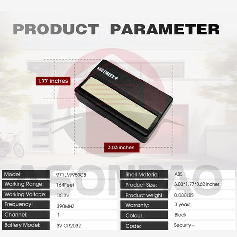 ASONPAO LiftMaster 971LM remote pairing process, quick setup demonstrated