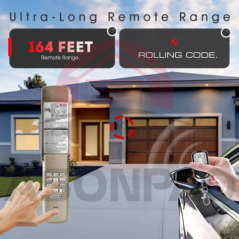 ASONPAO LiftMaster temporary guest password for visitor access.