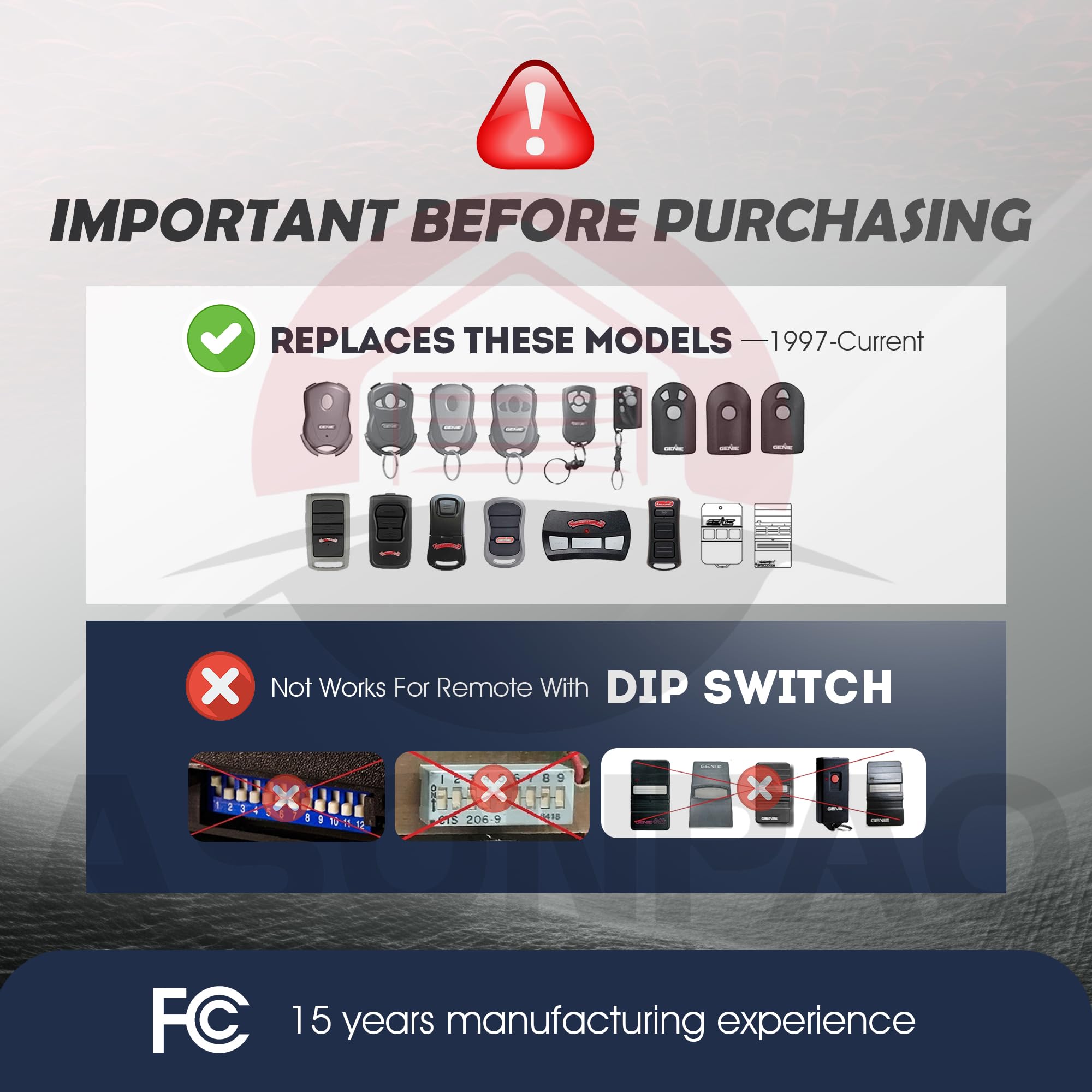 ASONPAO remote with durable ABS case for long-lasting use.