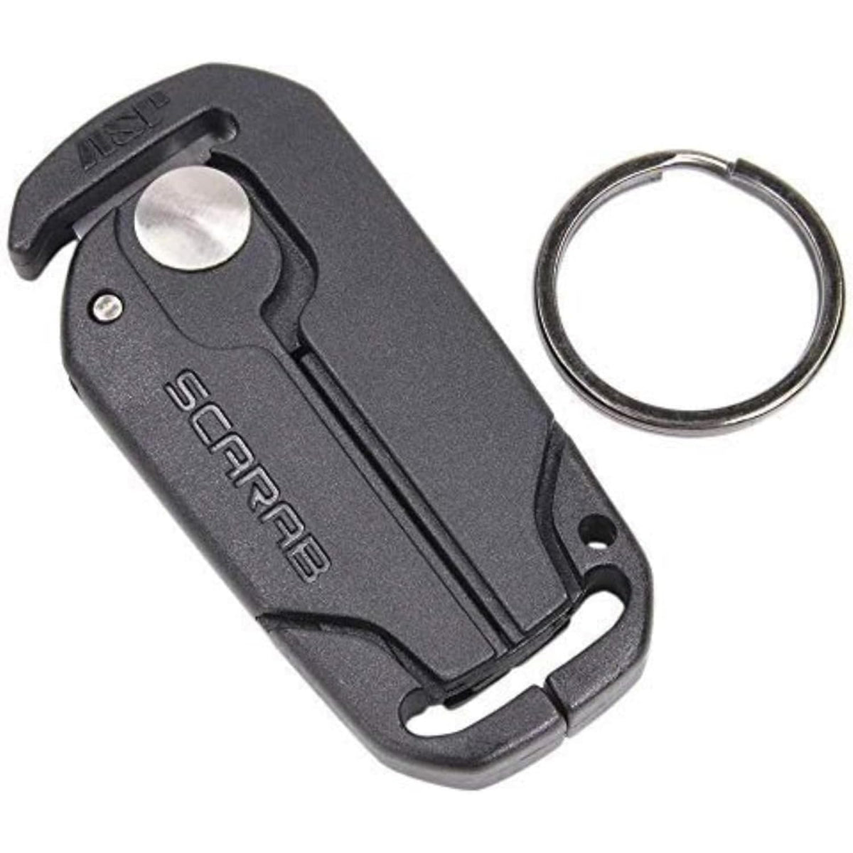 ASP Scarab Cutter tri-fold restraints; quick, safe removal in field use.