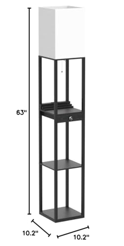 Assemer durable lamp with integrated storage helps reduce clutter in living spaces.